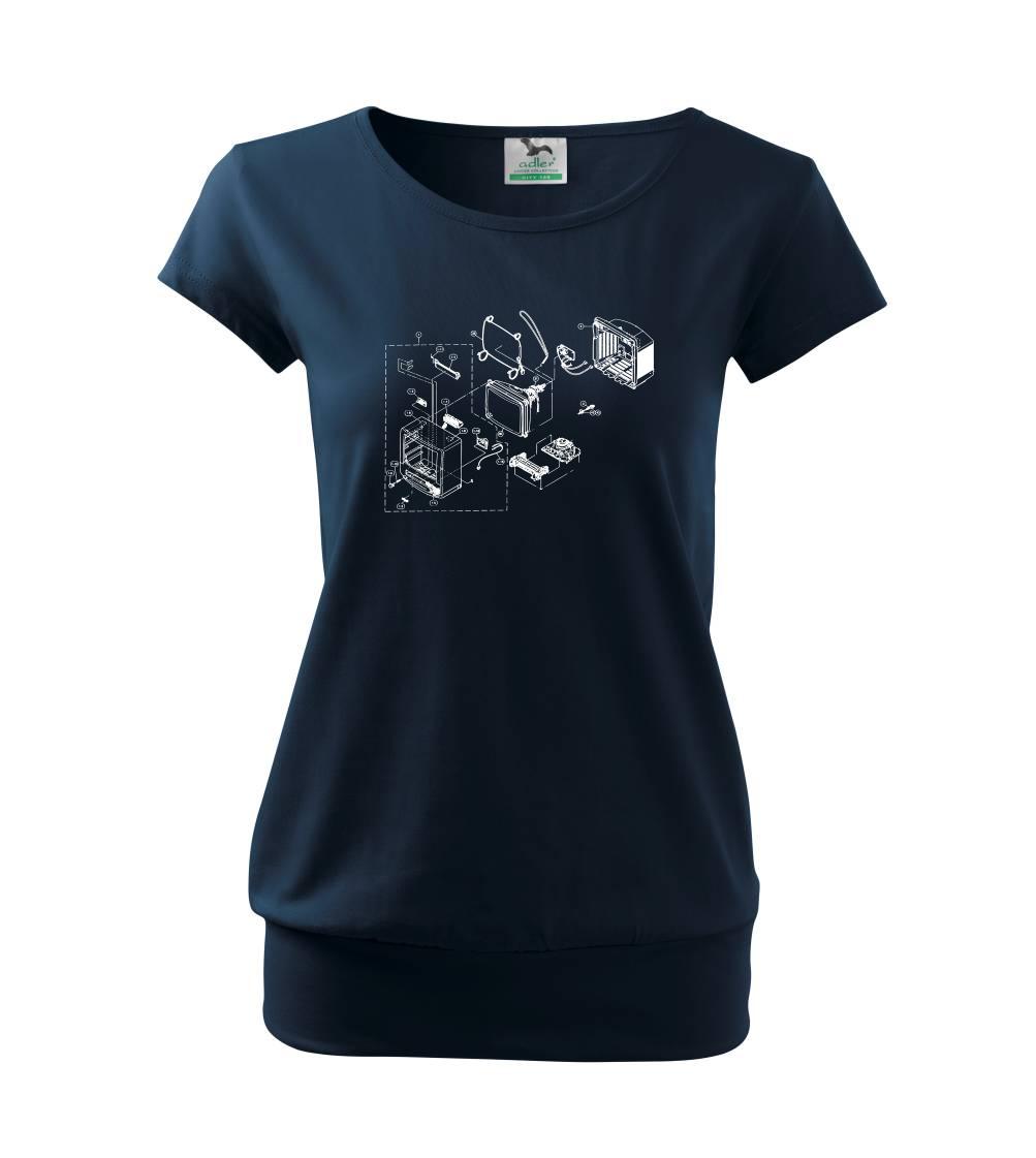 Nákres stará CRT televize