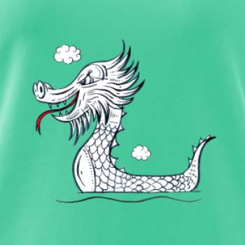 Dračí lodě olejomalba