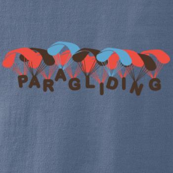 paragliding nápis s padáky