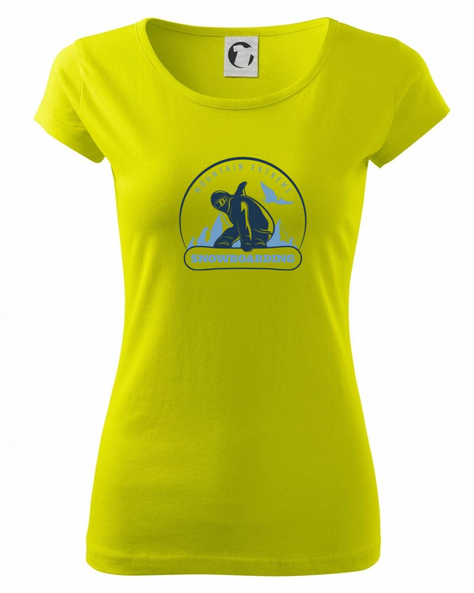 Mountain extreme snowboarding kulaté