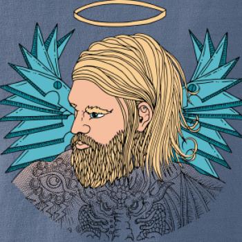 Anděl malovaný - muž (Pecka design)