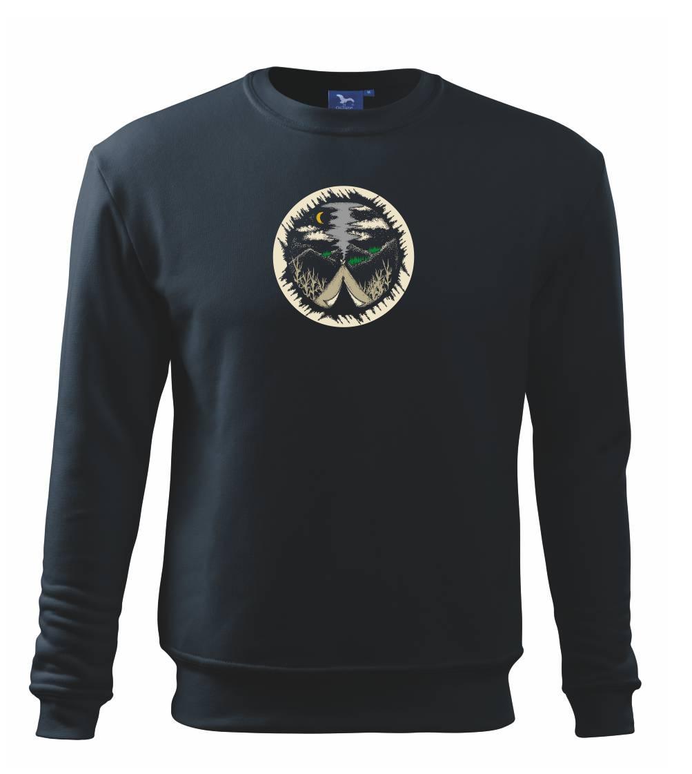 Indiánské teepee v kruhu