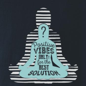 Joga - think positive šedá