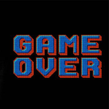 Game over - arcade napis