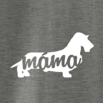 Jezevčík dlouhosrstý máma obrys