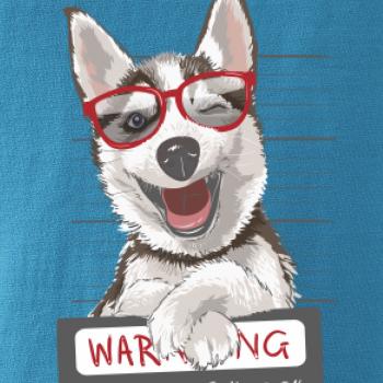 Husky - beware of dog