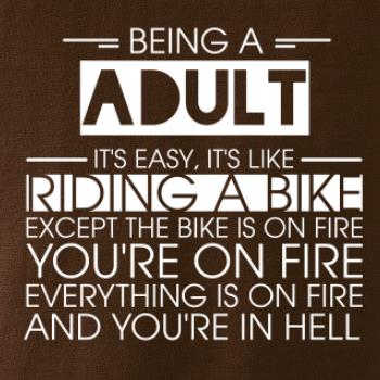 Being a adult - bike
