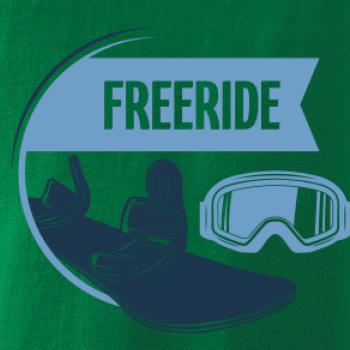 Freeride snowboard kruh