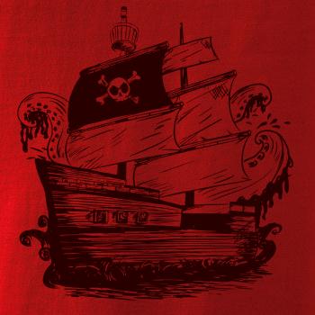 Pirátská loď malovaná