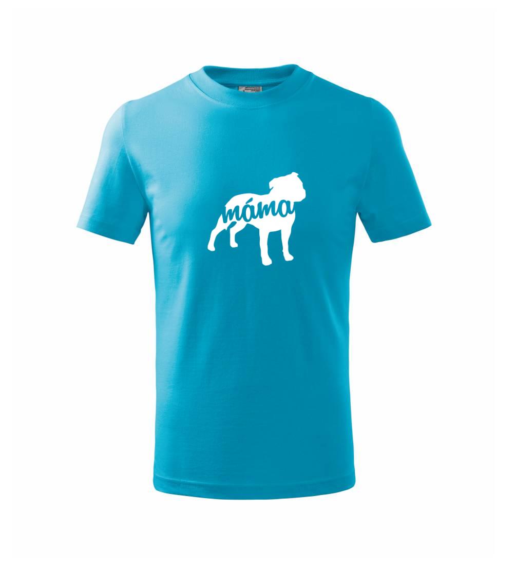 Stafordširský bullteriér máma obrys