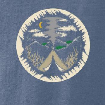 Indiánské teepee v kruhu