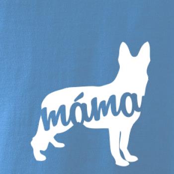 Německý ovčák máma obrys