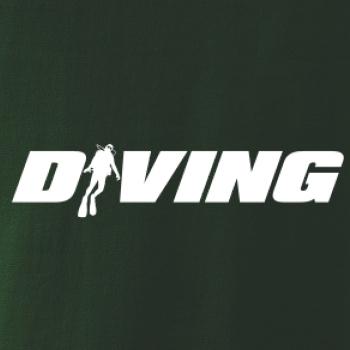 Diving nápis potápěč Diving nápis potápěč