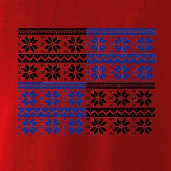 Vánoční vzor - šachovnice