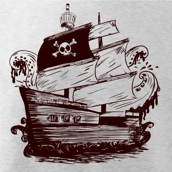 Pirátská loď malovaná