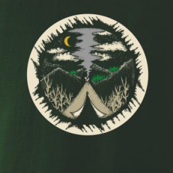 Indiánské teepee v kruhu