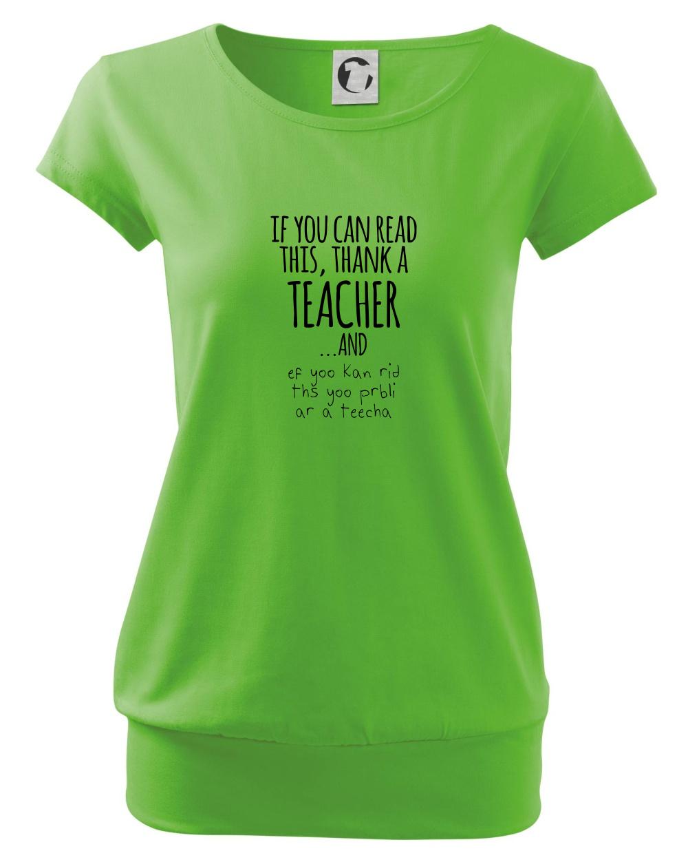 If you can read this - teacher