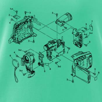 Nákres videokamera stará