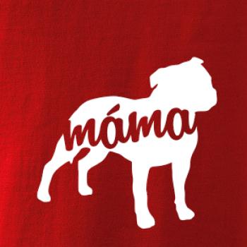 Stafordširský bullteriér máma obrys