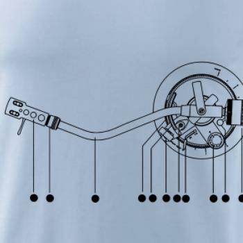 Nákres rameno gramofonu