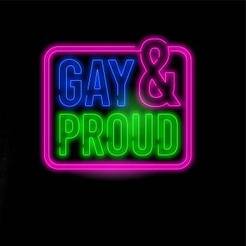 Neon sign gay and pride Neon sign gay and pride
