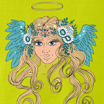 Anděl malovaný - žena (Pecka design)
