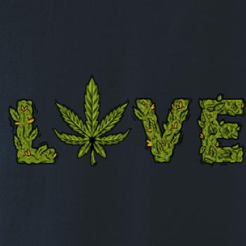Konopí nápis love Konopí nápis love