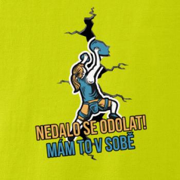 Nedalo se odolat, mám to v sobě horolezkyně
