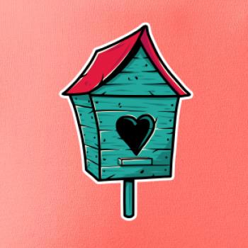 Barevná budka pro ptáky