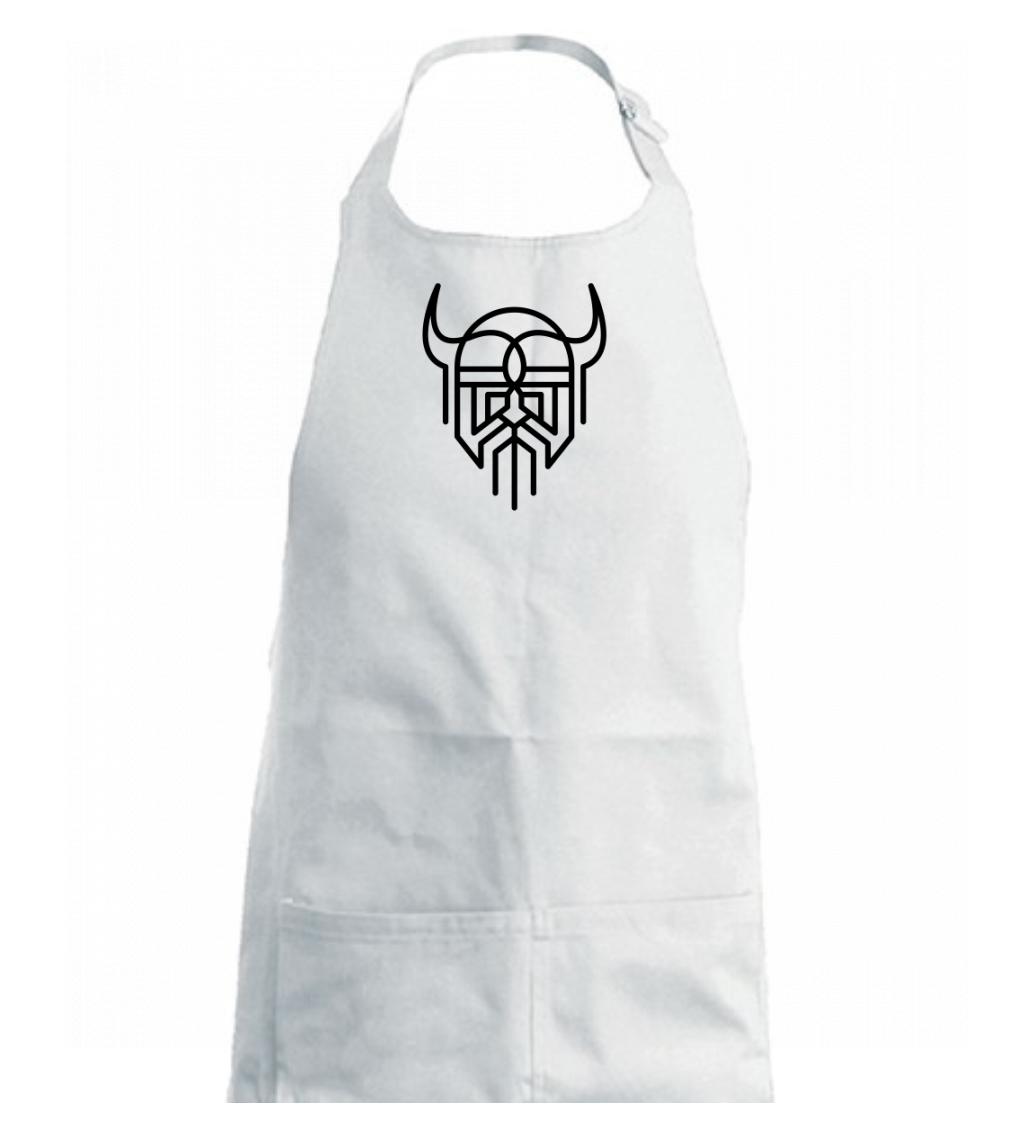 Viking logo - Zástěra na vaření