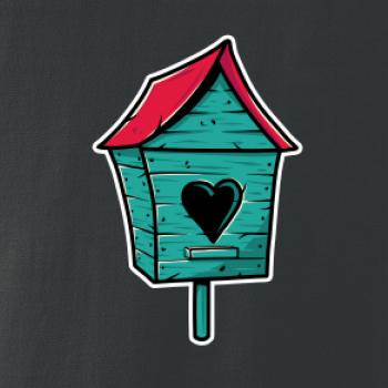 Barevná budka pro ptáky