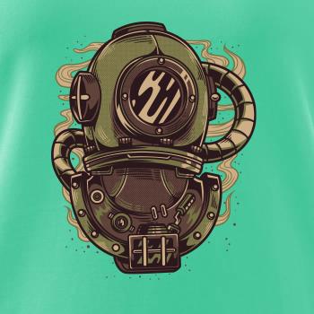 Starý potapěčský skafandr