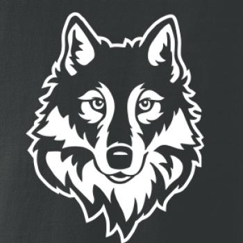 Hlava vlka černobílá (Hana-creative)