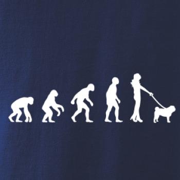 Evoluce pes Mops (muž-žena)