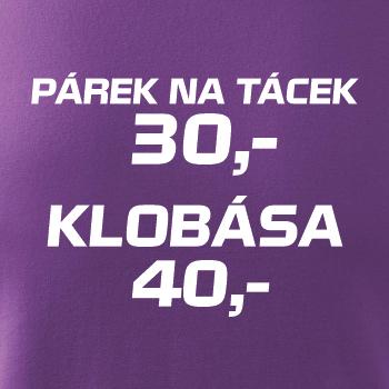 Párek na tácek a klobása