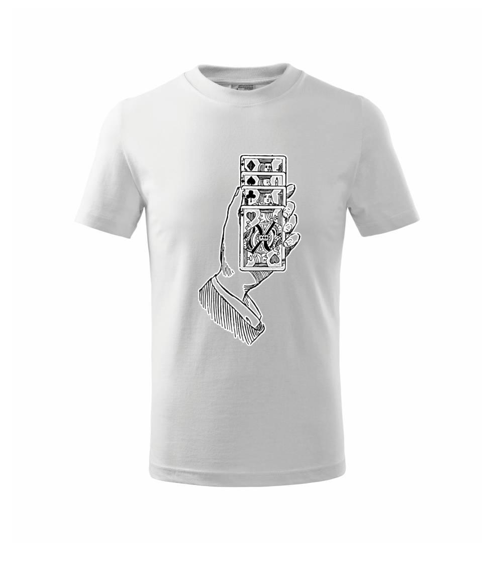 Poker ruka s kartama