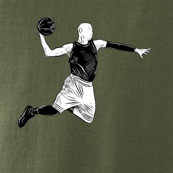 Basketbalista ve výskoku