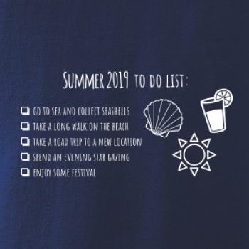 Summer 2019 to do list