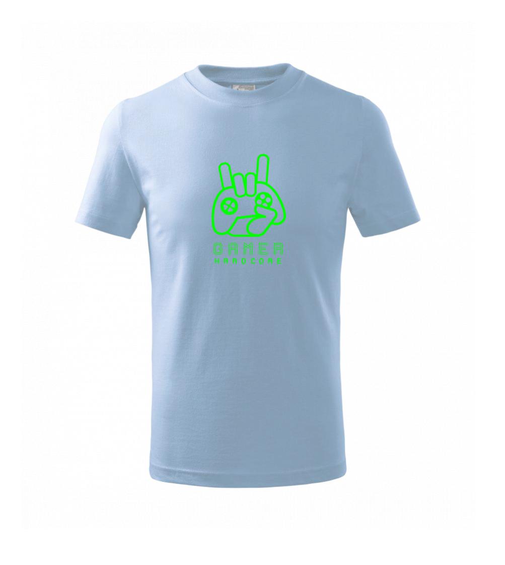 Hardcore gamer - ruka - zelená