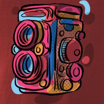 Foťák barevný - dvě čočky