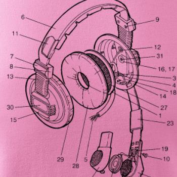 Nákres sluchátko pro pilota