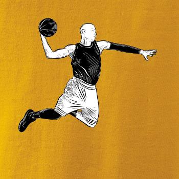 Basketbalista ve výskoku
