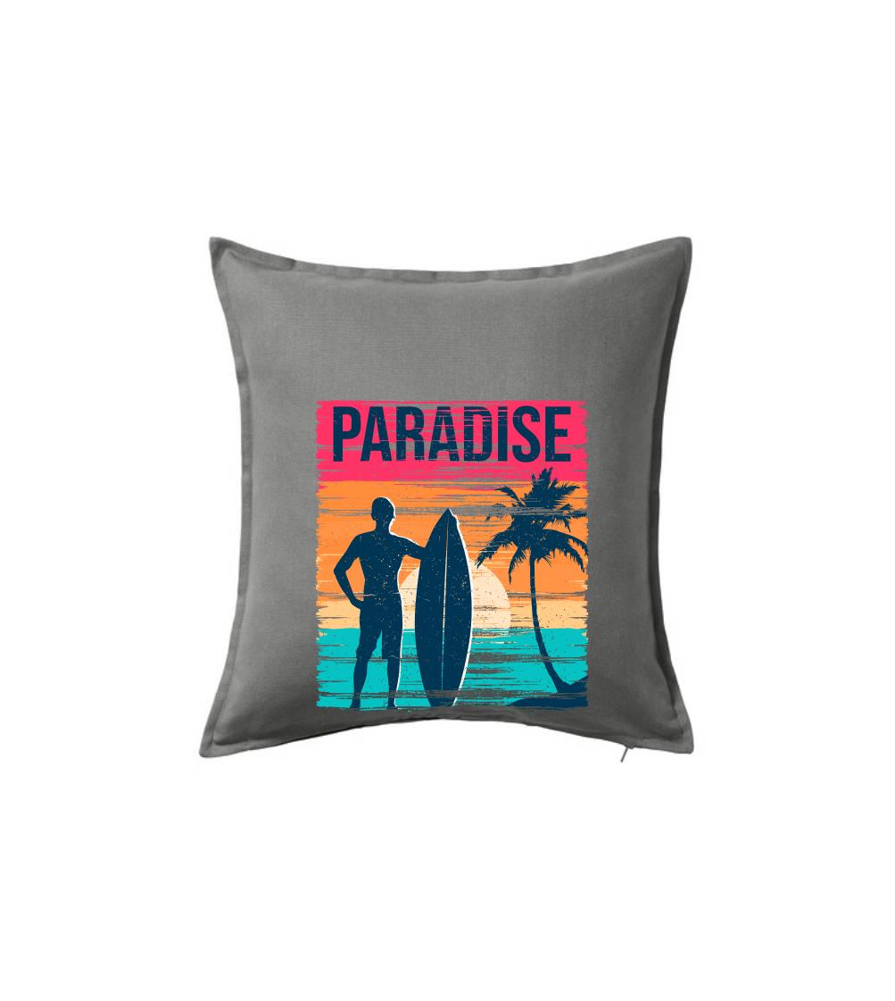 Paradise - barevný čtverec - Polštář 50x50
