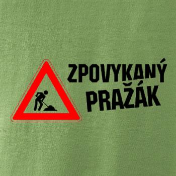 Zpovykaný Pražák - práce na silnici