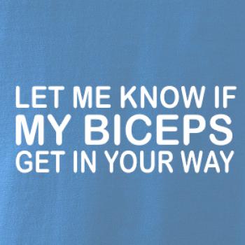 Biceps - svaly v cestě