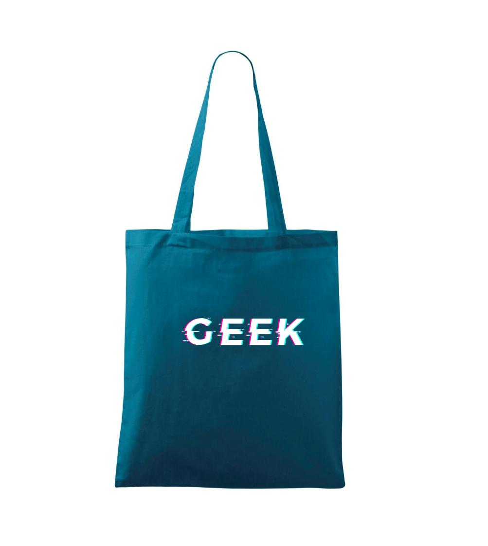 Geek nápis rozmazaný - Taška malá
