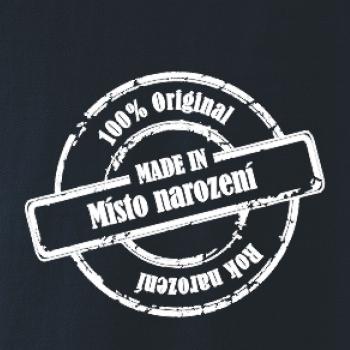 Etiketa - Original - město a rok narození