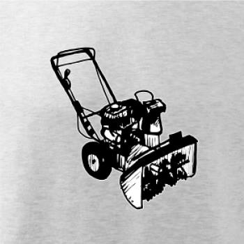 Sněhová fréza kresba