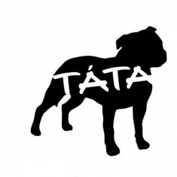 Stafordširský bullteriér táta obrys