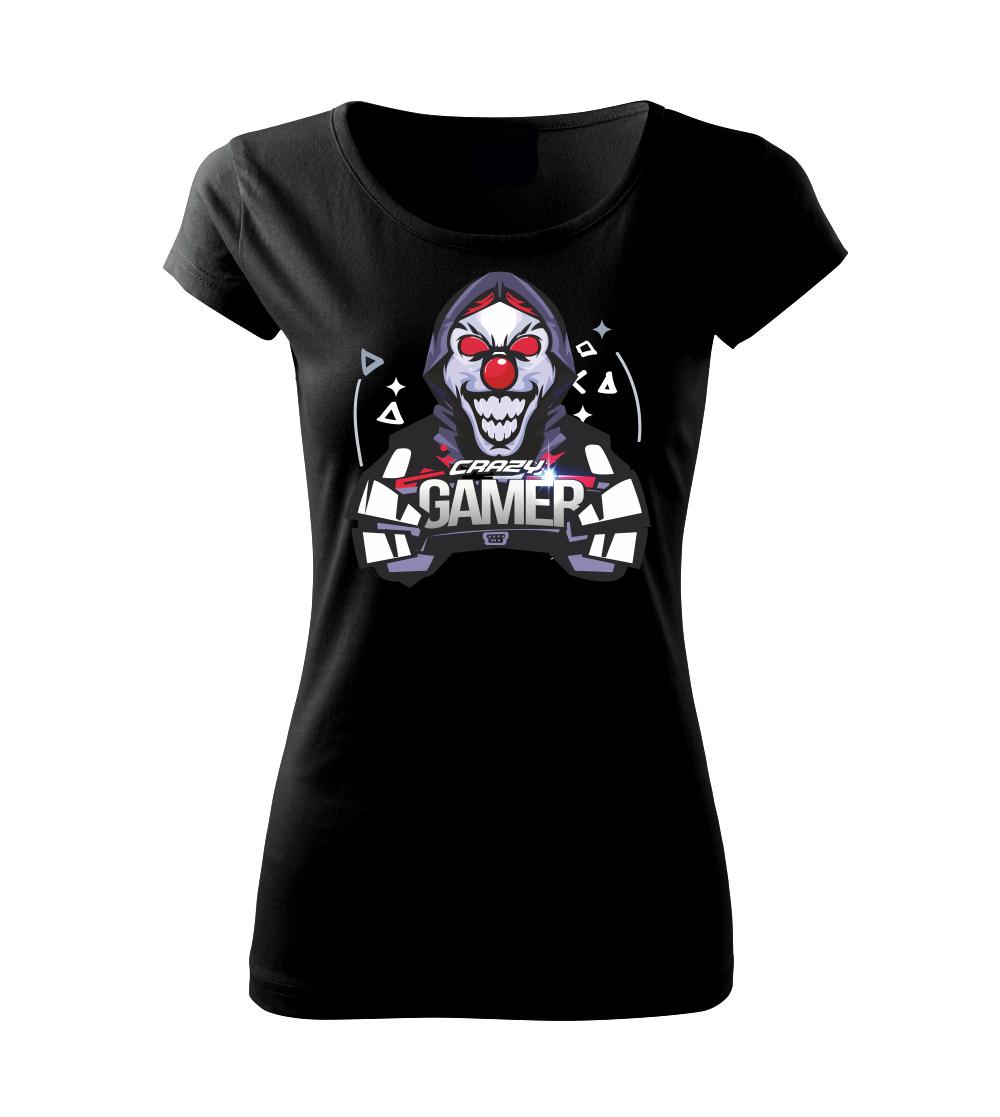 Crazy gamer - Pure dámské triko
